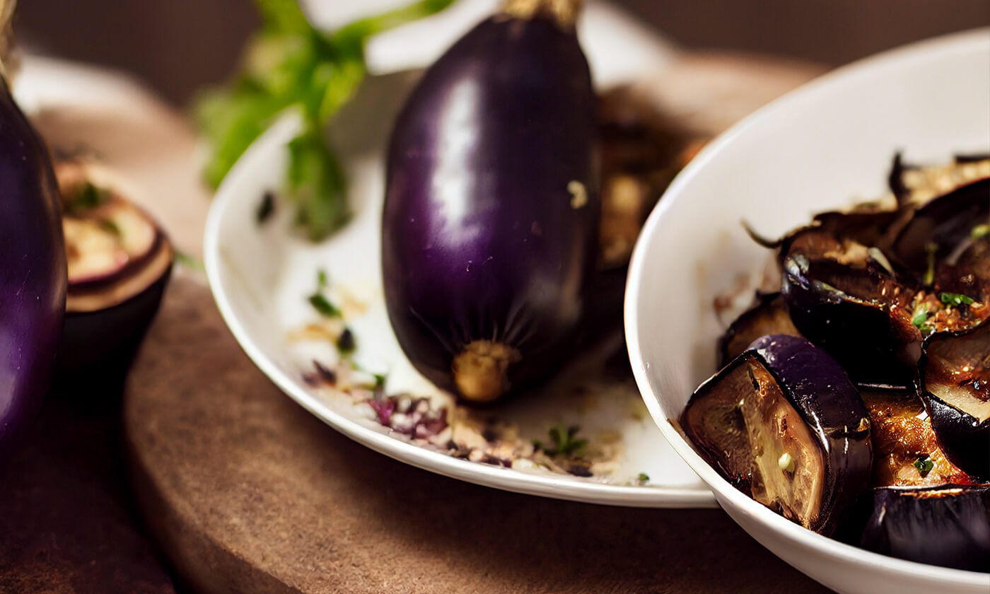 Easy Vegan Roasted Eggplant Recipe | Veggums