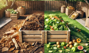 Brown vs Green Compost